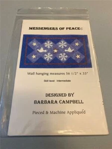 Love In Stitches Messengers of Peace Wall Hanging Quilt Pattern - Picture 1 of 1