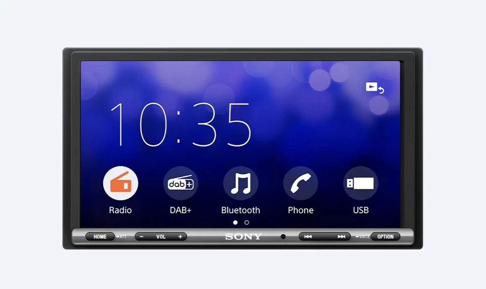 Sony XAV-AX3250 6.95 inch CarPlay Android Bluetooth Auto Media Receiver - Image 1 of 4