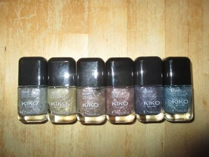 6x Kiko Milano Smart Nail Lacquer Biodegradable Glitter Edition - Bild 1 von 5