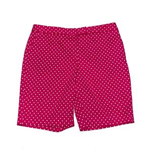Jones New York, Pink Polka Dot Shorts with Stretch, size 14P