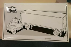 Remolque tractor First Gear 1960 modelo B-61 Mack escala 19-1435 1/34 PENN RR nuevo - Imagen 1 de 1