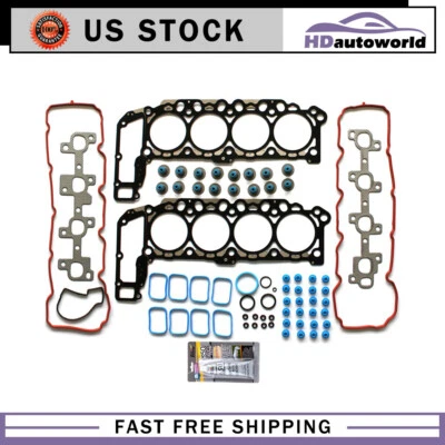 Fits 2004-2007 Jeep Commander Grand Cherokee 4.7L SOHC VIN P N J Head Gasket Set - Image 1 of 2