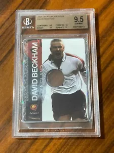 CD Serious Global UEFA EuroSerious 2004 David Beckham Beckett BGS 9,5 fútbol - Imagen 1 de 2