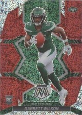 2022 Garrett Wilson mosaic Red Sparkle Rookie Card SSP Mint Condition