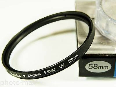 Kenko UV Digital Filter 58mm Camera Lens Protection for All 58mm Filter Thread - Image 1 of 4