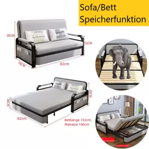 3-in-1 Divano Letto Sofà Bed, Letto Imbottito, Letto Contenitore,190 x 82 x 63cm - Imagen 1 de 25