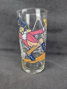 Vintage 1977 McDonalds CAPTAIN CROOK McDonaldland Action Series Drinking Glass - Picture 1 of 5
