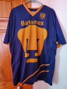 BANAMEX MEXICO Soccer Jersey Unitalla Gool Chest Is 48" EUC Free Ship Bargain - Picture 1 of 7