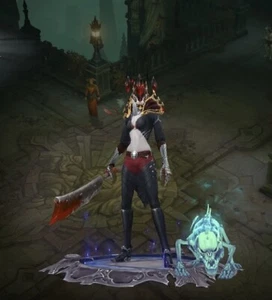 DIABLO 3 SWITCH INFERNAL HELM AND PAULDRONS + BONES PET + 2 BONUSES ! ! ! - Picture 1 of 4