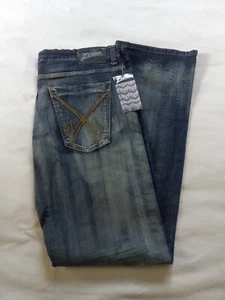NEW Men's Size 36x36 Zubaz Straight Leg Blue Jeans - Picture 1 of 9