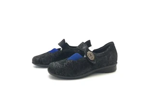 Fidelio Damen Halbschuhe Slipper Loafers Freizeit Schwarz Gr. 37 (UK 4) - Bild 1 von 8