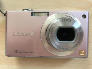 Panasonic DMC-FX35-P Digital Camera LUMIX FX35 Cocktail Pink Used japan - Picture 1 of 3