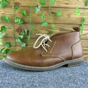 Botas Chukka St. John's Bay Acton Hombre Talla 8 Medianas Marrón Sintético Con Cordones - Imagen 1 de 10