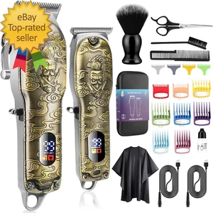 ® Profi Haarschneidemaschine für Herren Haarschneider Friseurschneidemaschine Set Bartschneider - Bild 1 von 6