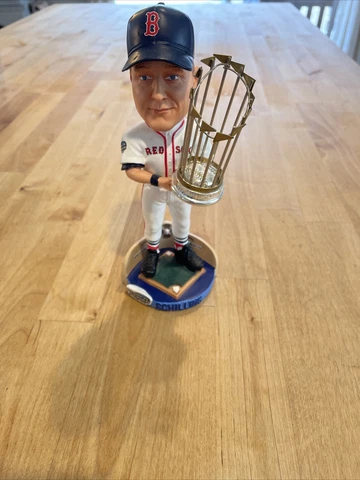 Curt Schilling bobblehead forever collectibles 2004 Boston Red Sox w/s champs Cover