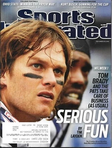 Sports Illustrated 2010 Tom Brady NEW ENGLAND PATRIOTS Football Randy Moss MINT - Picture 1 of 1