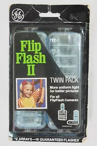 "New" GE Flip Flash II Twin Pack 2 Arrays-16 Flashes For All FlipFlash Cameras - Picture 1 of 5