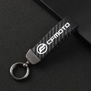 Carbon Motorcycle Keyring For CFMOTO 400NK 650NK 150NK 250NK 400GT 650TR-G 650MT - Picture 1 of 28