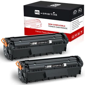 2 PACK Q2612A For HP 12A Toner Cartridge LaserJet 1020 1018 1010 1012 3050 3020 - Picture 1 of 6
