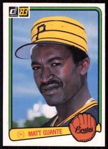 1983 Donruss Matt Guante Rookie Pittsburgh Pirates #423 - Picture 1 of 2