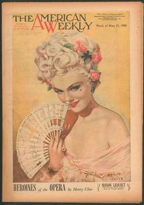 The American Weekly May 21 1950 Wanda Hendrix~Elizabeth Taylor~US Army/Air Force - Image 1 of 4