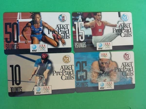 (4) Diff.  1996  OLYMPICS  Phone Cards (see photos) - Picture 1 of 1