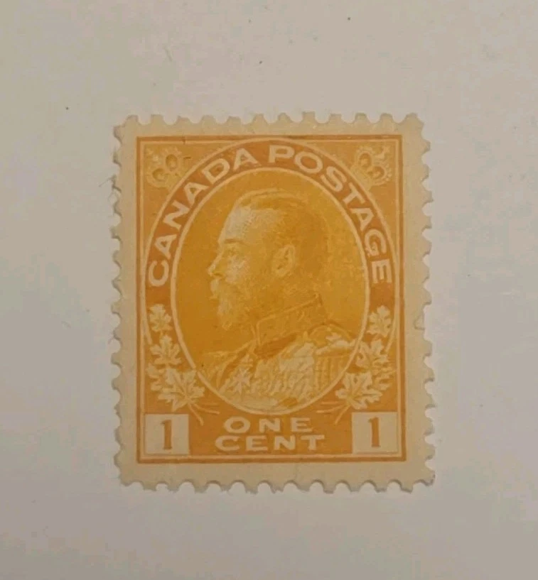 Canada Scott 105 King George V Admirals Uniform 1922 F-VF MH Die-1 - Image 1 of 1