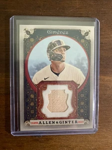 2023 Allen & Ginter Andres Gimenez Bat Relic Cleveland Guardians - Picture 1 of 2