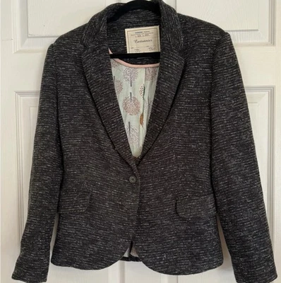 Blazer de punto negro para mujer Anthropologie Cartonnier - talla M Foto 1 de 4