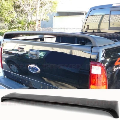 For 2004-12 13 2014 Ford F150 Fleetside Rear Bed Truck Spoiler Wing MATTE BLACK Foto 1 de 4