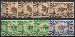 Briefmarke Nlle Kaledonien 249/256 ** neu ohne Scharnier - Bild 1 von 1