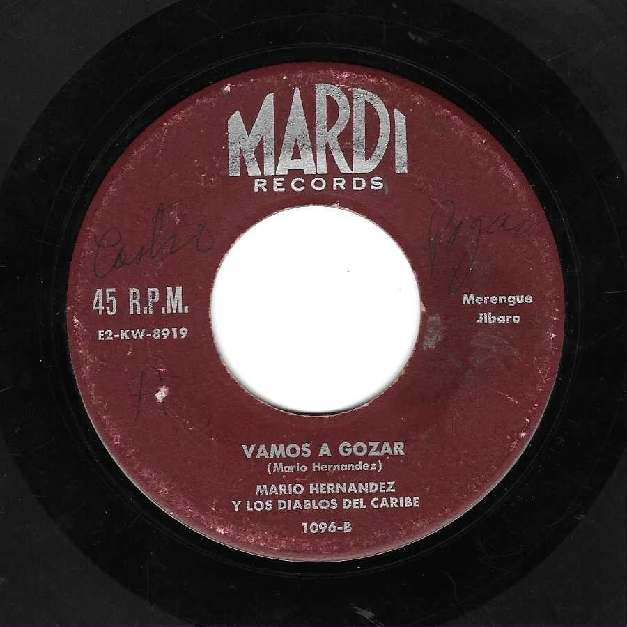 MEGA RARE Afro Latin Puerto Rico 45 MARIO HERNANCEZ Vamos a Gozar MARDI Hear mp3 - Image 1 of 1