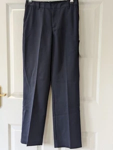 George Navy Boys School Trousers Age 10-11 Bnwt (H3) - Picture 1 of 5