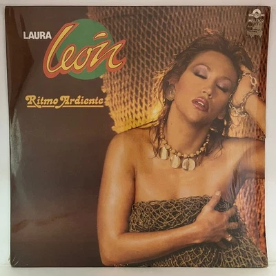 LAURA LEON - RITMO ARDIENTE - 1984 MEXICAN LP ALBUM TRANSLUCENT VINYL, CUMBIA - Image 1 of 4