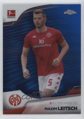 2022-23 Topps Chrome Bundesliga Blue Refractor /180 Maxim Leitsch #65 - Image 1 of 2