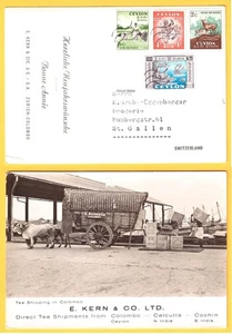 Ceylon Sri Lanka to Switzerland -Swiss killer cancellation - Picture 1 of 3