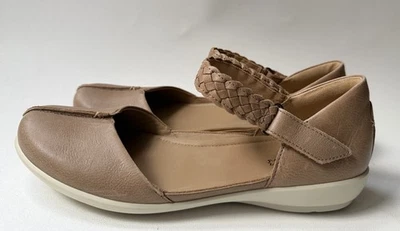 Zapatos planos cómodos Mary Jane de cuero marrón Hotter Lake para mujer talla US 9/UK 7 Foto 1 de 4