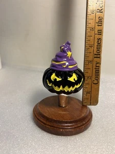 SOUTHERN TIER WINTER WARLOCK BLACK PUMPKIN FUNCTIONAL MINI TAP HANDLE. NEW YORK - Picture 1 of 15