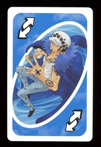 Trafalgar Law BLUE Reverse Card ONE PIECE Mattel Original Japanese UNO Card NM - Picture 1 of 2