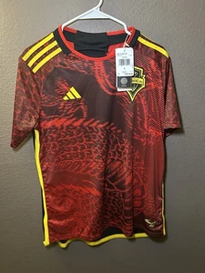 Camiseta de fútbol Adidas para mujer Seattle Sounders Bruce Lee 23/24 grande - Imagen 1 de 5