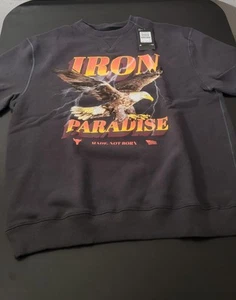 Maglione girocollo Under Armour Project Rock Iron Paradise manica corta grande - Foto 1 di 8