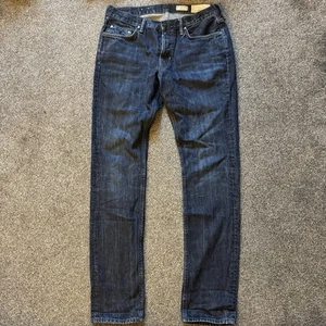 All Saints Cigarette Jeans 32 Blue Skinny 4 Button Fly Check Photos - Picture 1 of 19