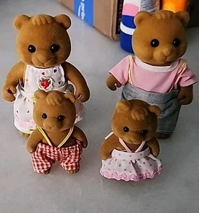 Familia de osos de miel Calico Critters Sylvanian Families de colección - Imagen 1 de 3