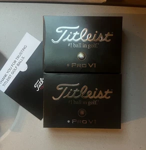 Tour Issue Titleist Pro V1 LEFT DOT 2 Boxes (2 Dozen) ProV1 2025 Golf Balls L.E. - Picture 1 of 2