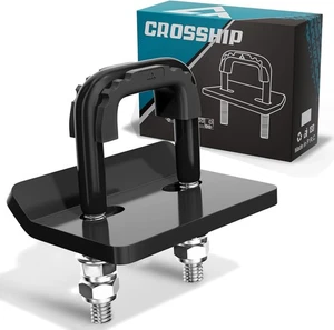 Hitch Tightener for 1.25" and 2" - Anti Rattle Clamp, Heavy Duty Gloss Black  - Picture 1 of 7