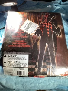 Krazed Jester Halloween Kostüm Junge Medium 8-10 1 von 2 Harley Quinn wie - Bild 1 von 2