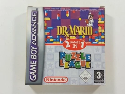 2 GAMES IN 1 DR MARIO - PUZZLE LEAGUE NINTENDO GAMEBOY ADVANCE (GBA) NEU6 (COMPL - Photo 1/4