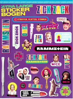 RAMMSTEIN ZICK ZACK Single Sonderheft OVP  - Bild 1 von 4