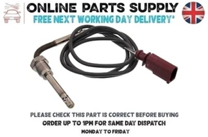 Exhaust Gas Temperature Sensor for VW Touareg 3.0 V6 Diesel Fits Before DPF - Picture 1 of 15