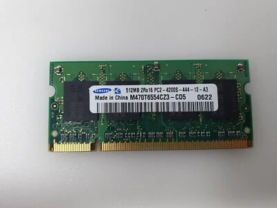 Dell Inspiron 1300 PP21L Memory RAM 512MB PC2-4200S Samsung M470T6554CZ3-CD5 - Image 1 of 4